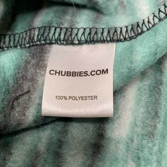 Chubbies Mens Fleece Pullover Quarter Zip Jacket Sweatshirt Pocket Medium - Picture 7 of 11